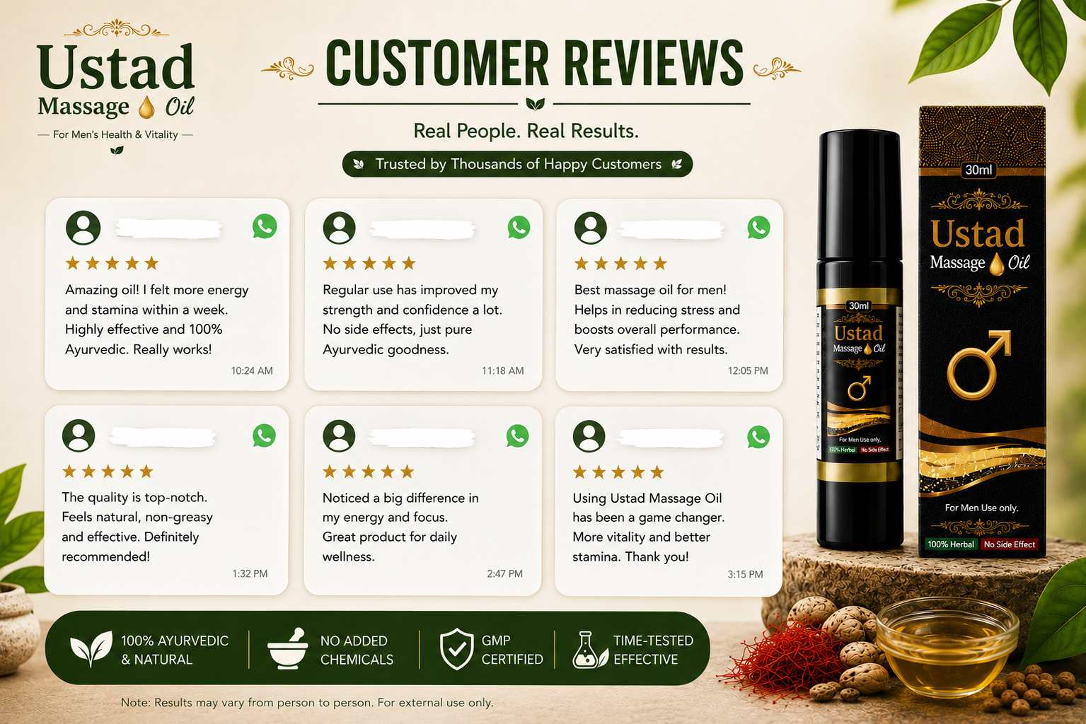 ustad massage oil reviews